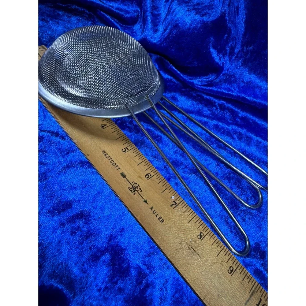 Nesting Mesh Strainer Set 3pc Silver Stainless Steel Kitchen Essentials VeryNice